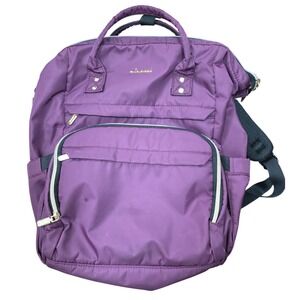 Lovevook Purple Nylon‎ Backpack USB Charging Port  Commuter Travel School Bag